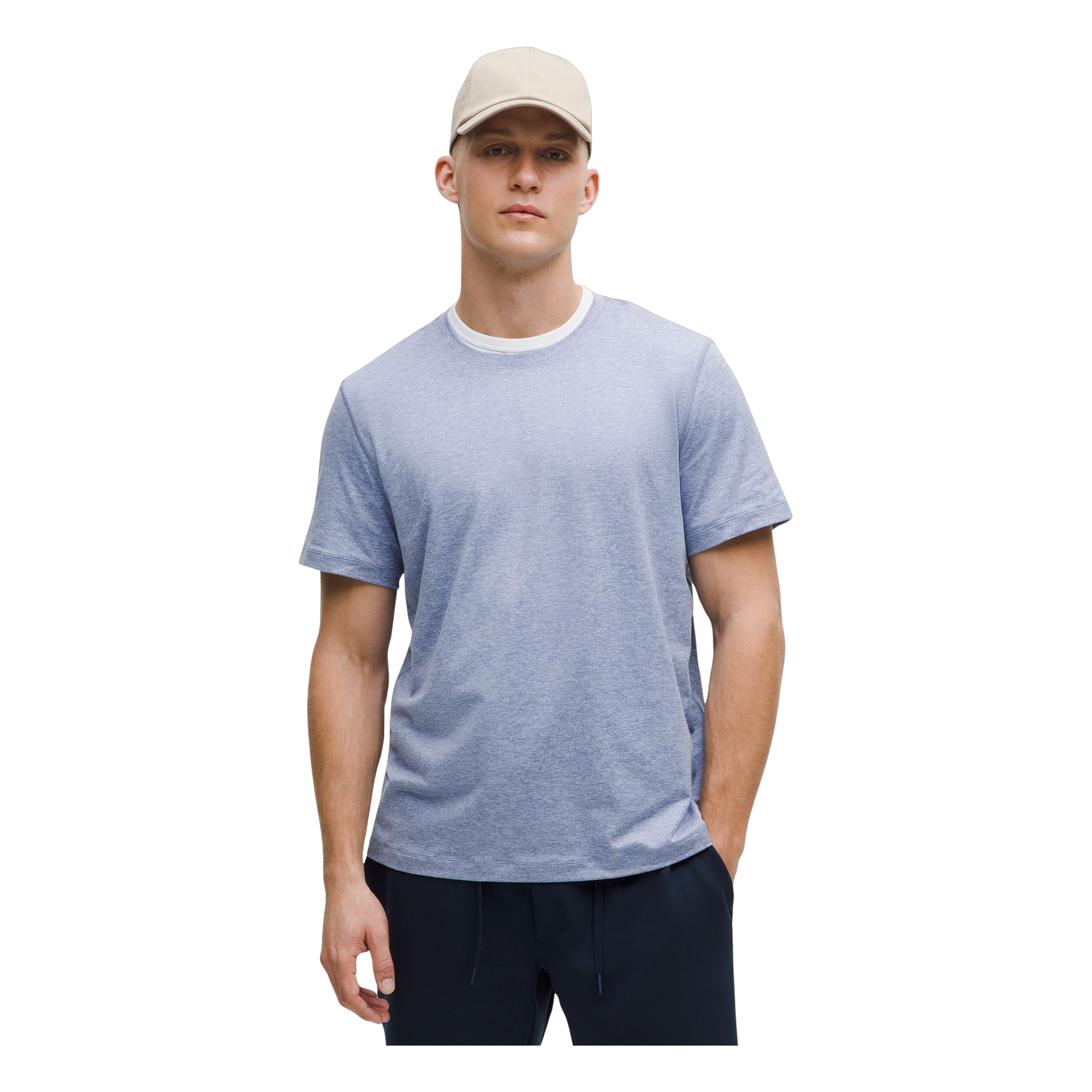 jerseyshortsleeve.HeatheredStarchBlue